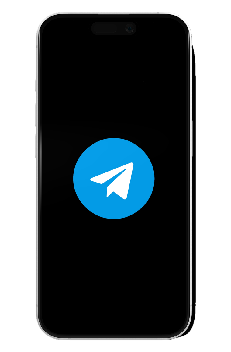 La app de Telegram abriéndose en el teléfono